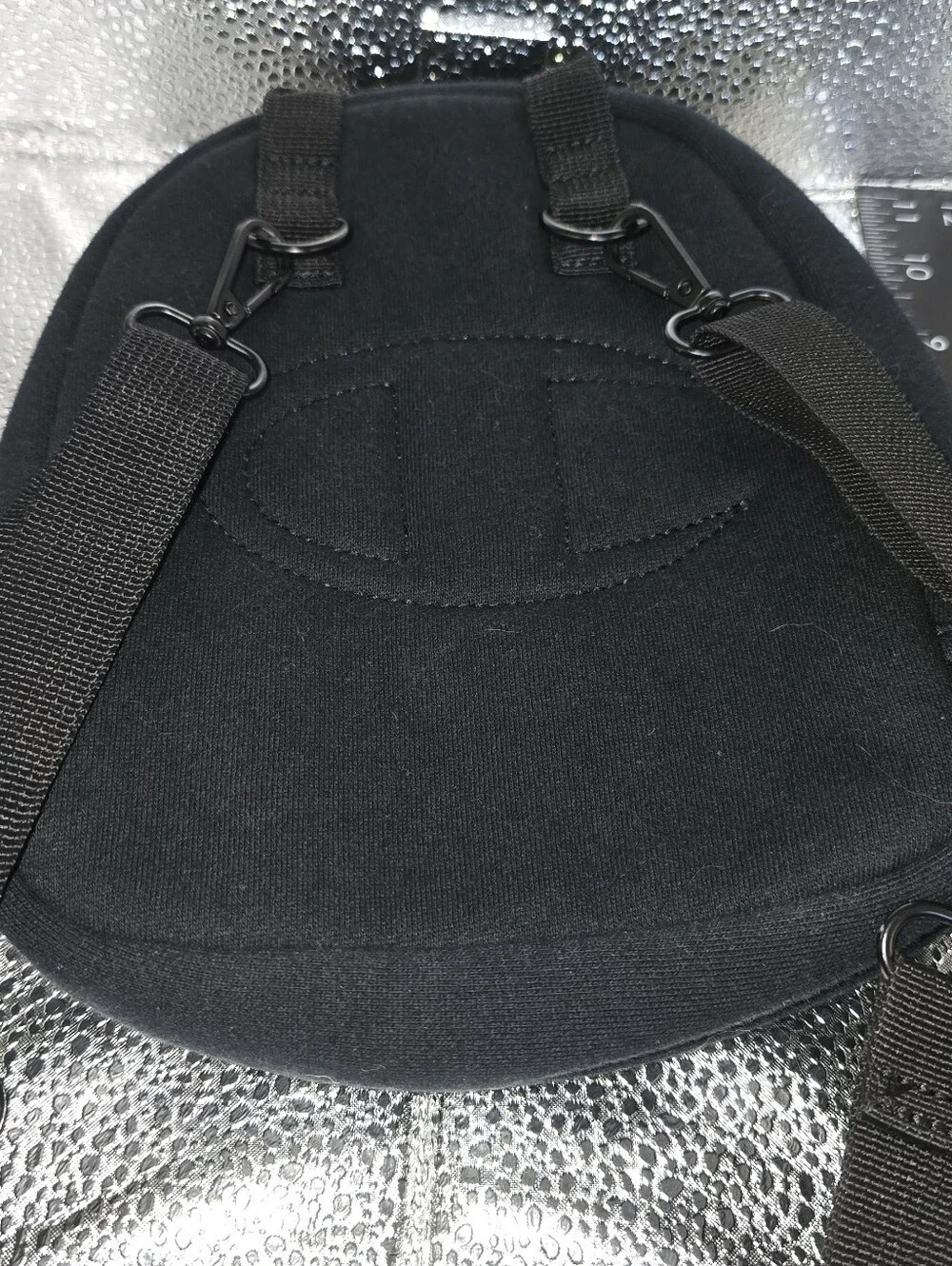 Champion Adult Mini Convertible Backpack Shoulder Bag, Black